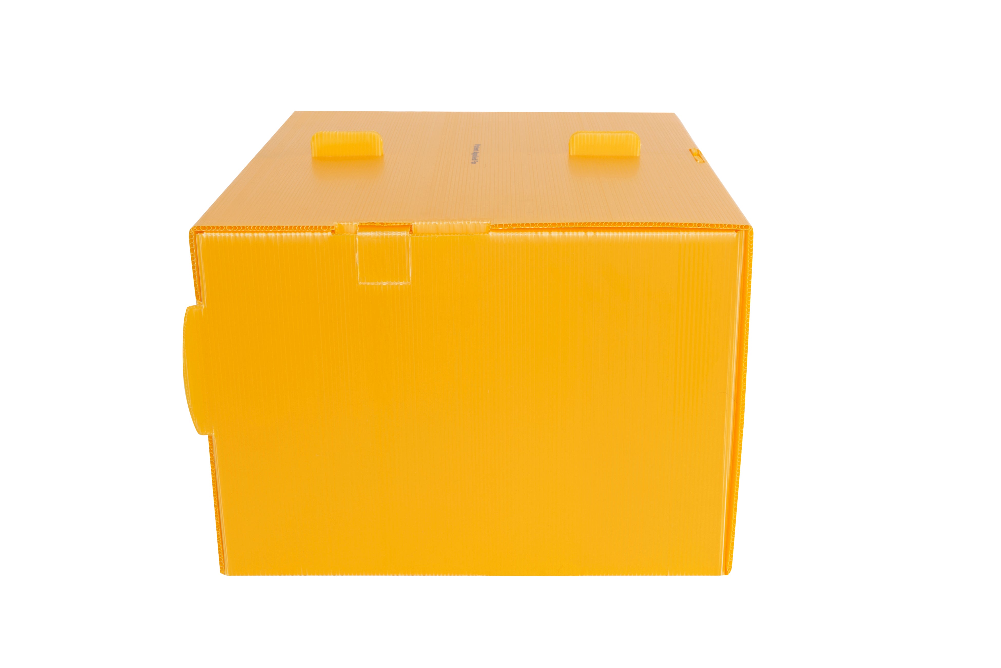 plastic stacking box outer strong front opening