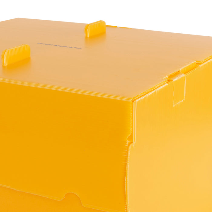 plastic stacking box outer strong front opening