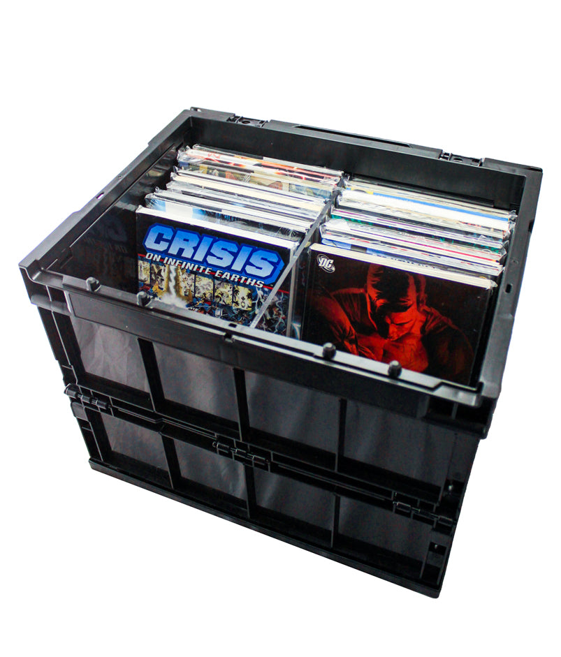 comic book crate divider plastic strong clear organisation