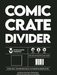 comic book crate divider plastic strong clear organisation