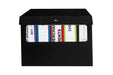lever arch binder archive box label attached lid strong plastic