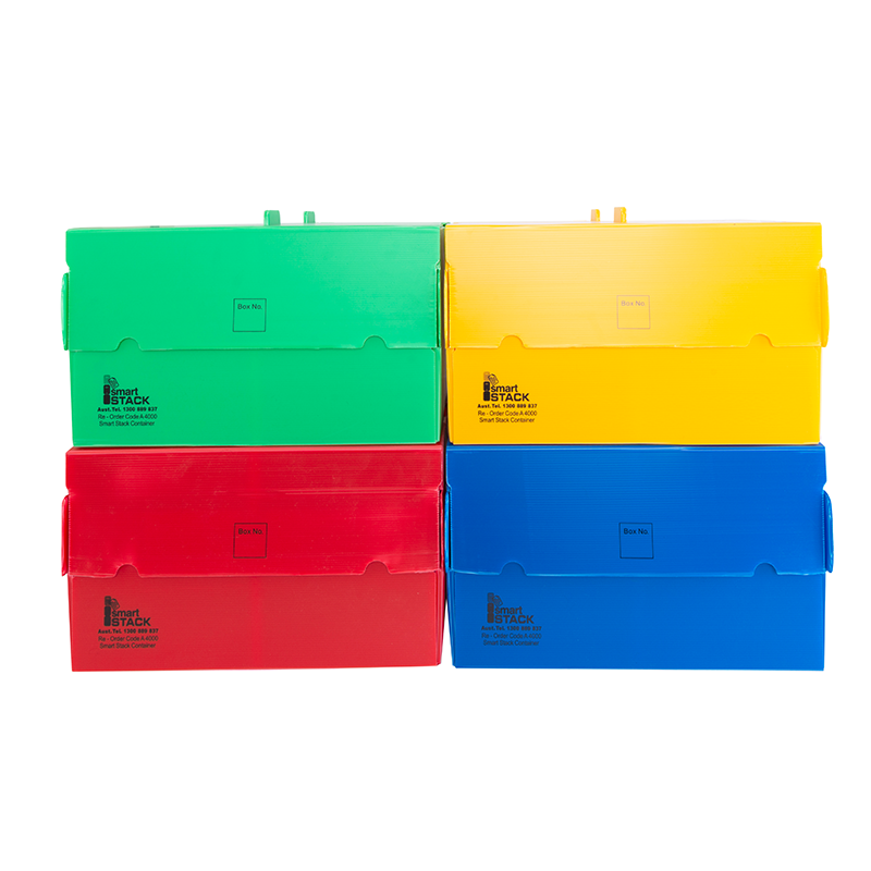 stacking archive box system starter kit strong plastic box front opening 
