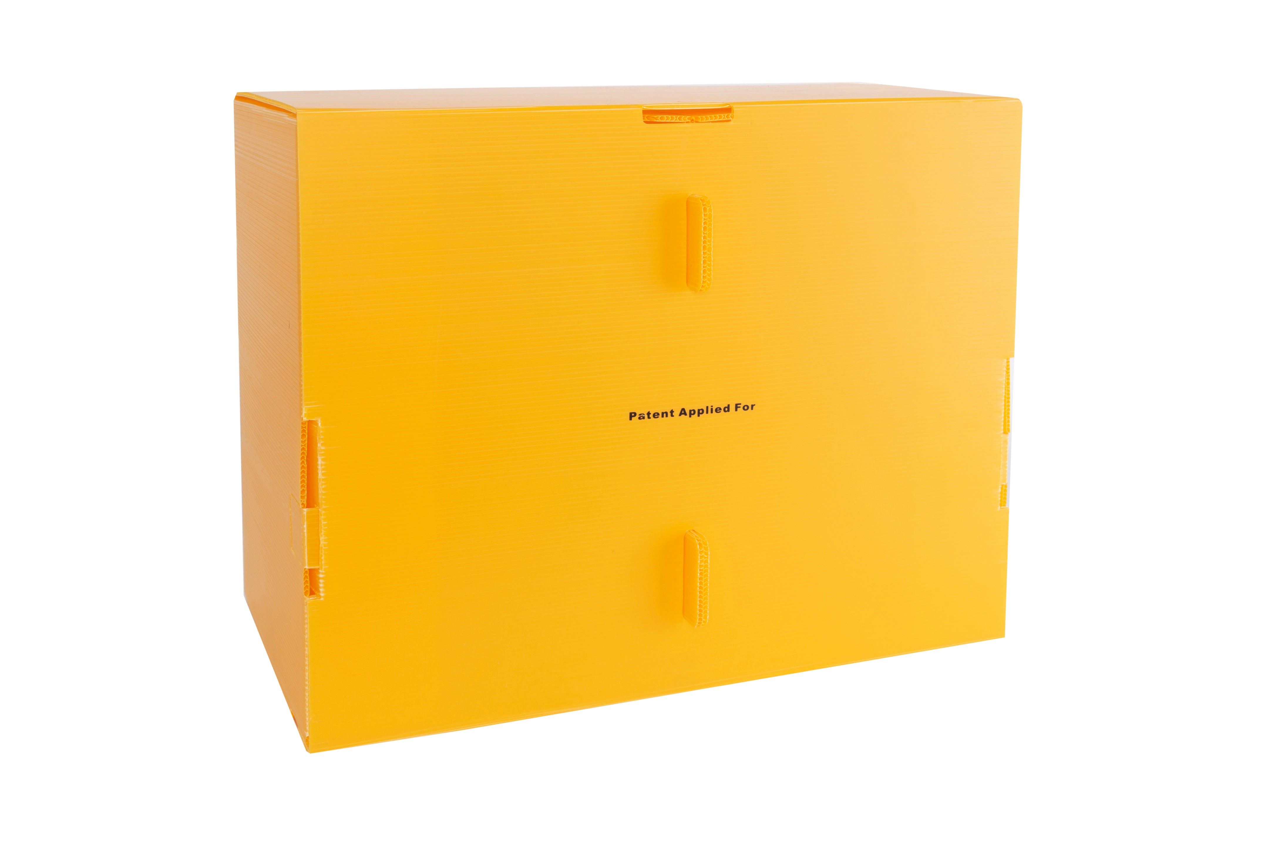 plastic stacking box outer strong front opening