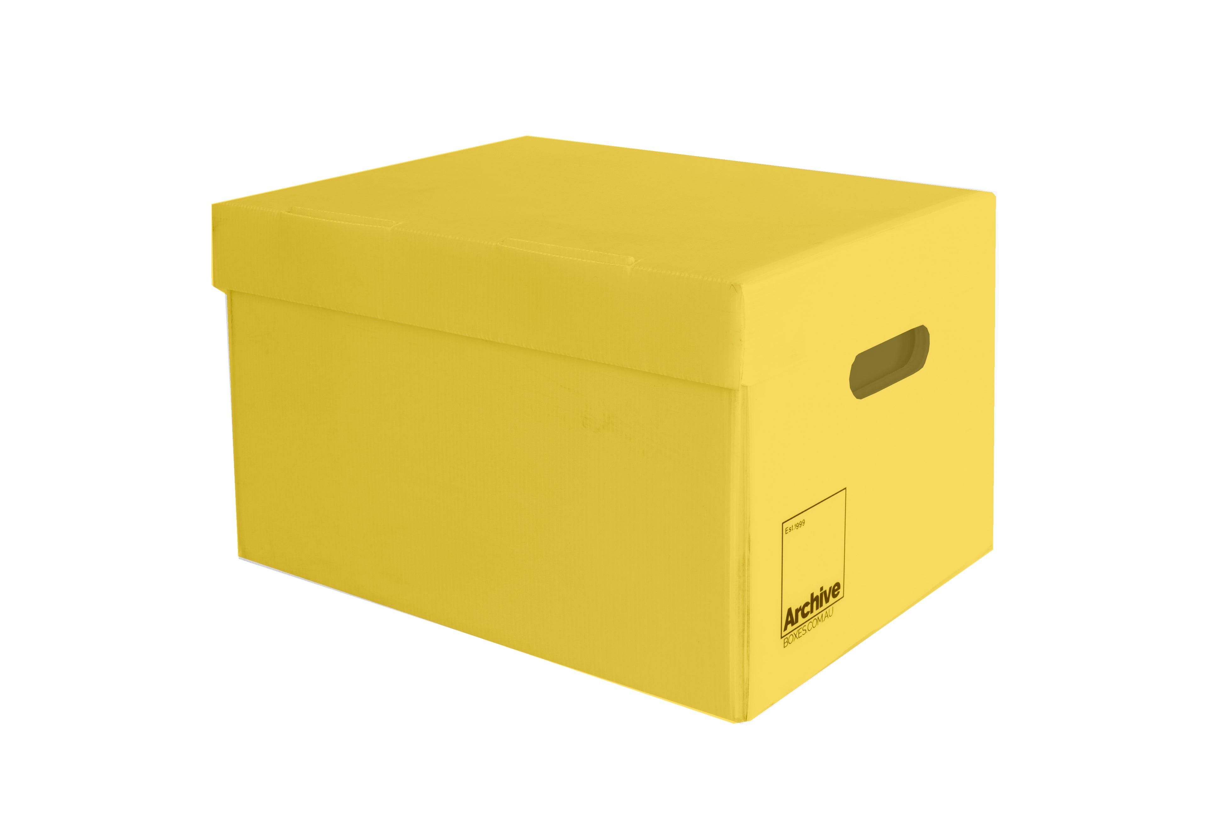 A4 Archive Box with Attached Lid Archive Boxes Australia